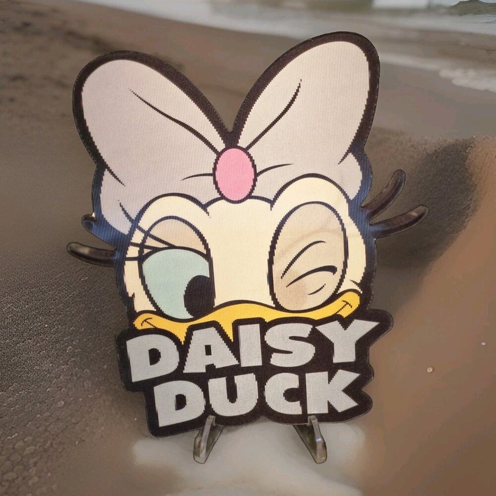 Disney Daisy Duck 3D Motion Lenticular Car Laptop Decal Sticker Peeker